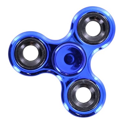 Blue metal store fidget spinner