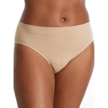  Womens Hi-Cut Panties, High-Waisted Smoothing Panty, High-Cut  Brief Underwear For Women, Comfortable Underpants, Sheer Pale Pink, X-Large