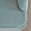 Unholstered Altay Velvet Accent Chair Fabric modern for living room,grey-Christopher Knight Home - 3 of 4