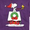 Men's - Peanuts - Snoopy & Woodstock House Sleigh Short Sleeve Graphic T-Shirt - 2 of 4