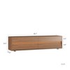 Bella Depot 68" Modern TV Stand Floating TV Cabinet Entertainment Center for 55 60 65 Inch - 4 of 4