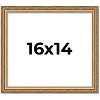 PosterPalooza | 16x14 Wood Antique Frame with UV Acrylic, 4 Finishes: Bronze, Gold, Silver, and Black - 2 of 4