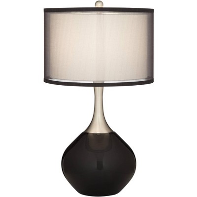 Possini Euro Design Possini Euro Swift Mercury Glass Table Lamp with Double Shade