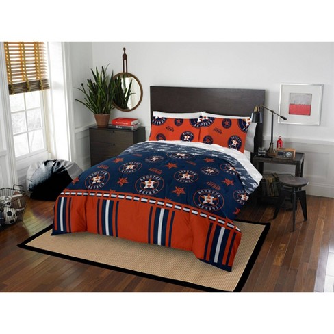 Houston Astros Slanted Stripe 4-Piece Twin Bed Set