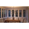Urban Ambiance Luxury Modern Industrial Chandelier,  19-5/8"H x 42-3/8"W,  Olde Bronze Finish, UHP2070 - 2 of 4