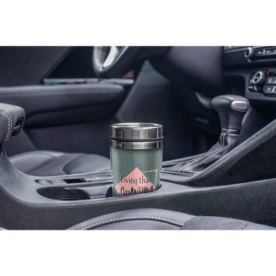 Elanze Designs Living that Grandma Life 16 Ounce Pink Stainless Steel Travel Tumbler