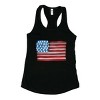 Simply Sage Market American Flag Smudged Racerback Tank - 2 of 3