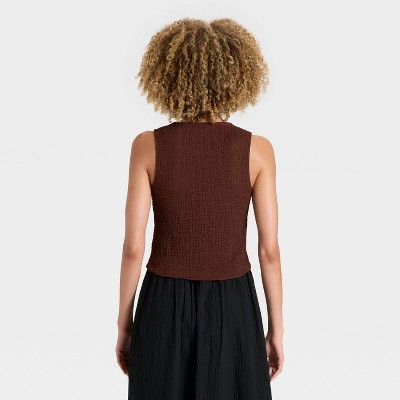 Women's Crinkle Vest - A New Day' - image 2