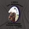 Parks And Rec Lil Sebastian Adult T Shirt, Athletic Heather - 2 of 4