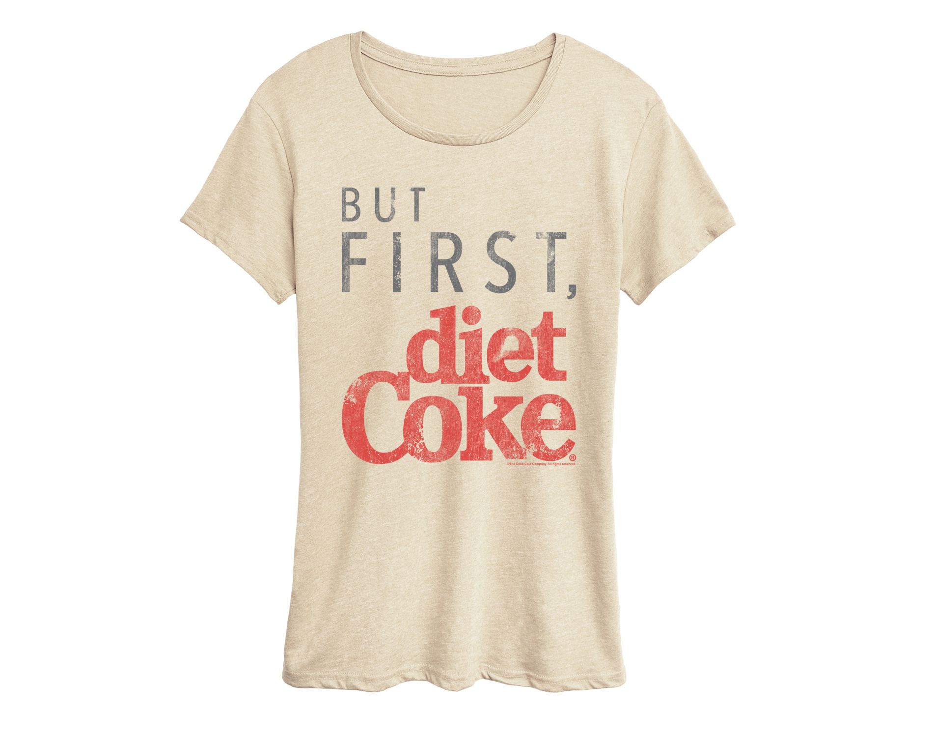 Women's - Coca-Cola - But First Diet Coke Short Sleeve Graphic T-Shirt