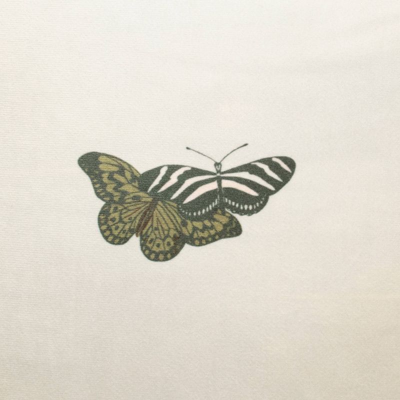 20"x20" Oversize Velvet Bold Butterfly Print Square Throw Pillow - Edie@Home, 5 of 10