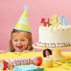 Big Dot of Happiness Party Time - Cone Happy Birthday Party Hats for Kids and Adults - Set of 8 (Standard Size) - 2 of 4