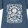 - Peanuts - Charlie Brown Tour Graphic Short Sleeve Fleece Dress - 2 of 4