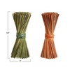 Storied Home 2-Piece Grass Bundle with Braided Seagrass Tie, Green and Orange - 2 of 2