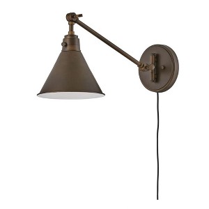 Hinkley Lighting Arti 1 - Light Swing Arm Lamp in  Olde Bronze - 1 of 2