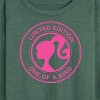 Women's - Barbie - Limited Edition One Of A Kind Lightweight French Terry Wide Neck Long Sleeve Shirt - 2 of 4