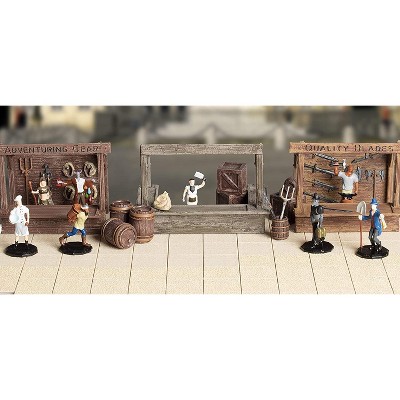 Hand-Painted Fantasy Tradesmen Mini Figures Set for Tabletop RPGs