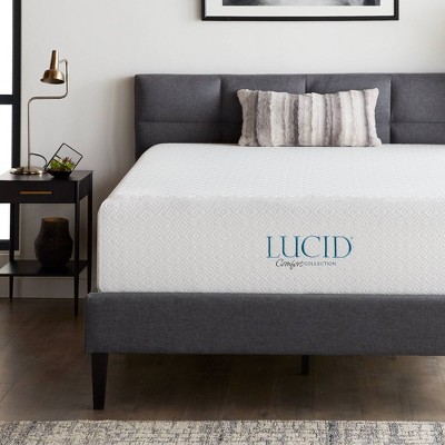 Lucid Comfort Collection SureCool 14" Gel Memory Foam Mattress - Twin