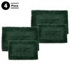 Lavish Home 4PC Cotton Bathroom Mat Set - Machine Washable for Bathroom, Kitchen, or Laundry Room - image 3 of 4