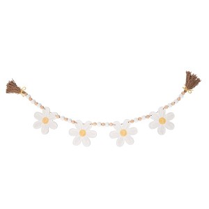 Transpac MDF Beads With Daisies Home Decorations Spring - 1 of 1