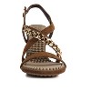 Domeda Metal Chain Mid Heel Sandal Women - 3 of 4