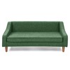 Chery Life 38"W x 16"D x 22"H Durable Elevated Dog Sofa Bed, Pet sofa with modern irregular armrest design, Comfortable soft dog sofa - 2 of 4