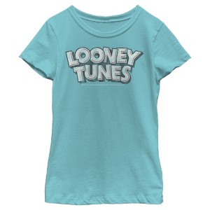 Girl's Looney Tunes Vintage Logo T-Shirt - 1 of 4