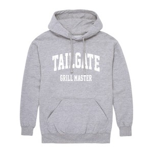 Men's - Instant Message - Football Tailgate Grill Master Graphic Fleece Pullover Hoodie - 1 of 4