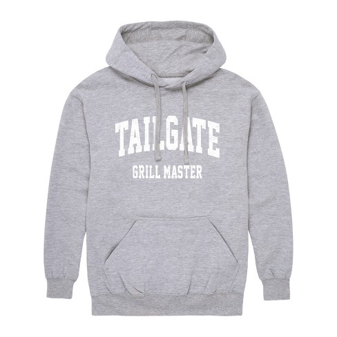 Men's - Instant Message - Football Tailgate Grill Master Graphic Fleece Pullover Hoodie - image 1 of 4