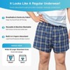CARER Incontinence Boxer for Mens Bladder Leakage Washable Reusable - Medium Absorbency 3pk - 2 of 4
