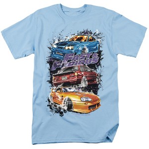Men's Fast And The Furious Smokin Street Cars T-Shirt - 1 of 4
