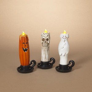 Celebrations 8.15 in. Ghost, Skull, Ghost Candle Halloween Decor (Pack of 24) - 1 of 1