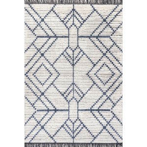 Nuloom Carlina Geometric Shag Fringe Indoor Area Rug - 1 of 4
