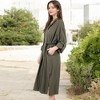 Anna-Kaci Women's Button-Down Midi Shirt Dress with Pockets - 3 of 4
