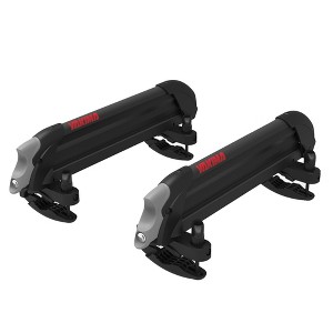 YAKIMA ReelDeal Padded Fishing Pole Rod Roof Rack Mount, 4 Ski and 2 Snowboard Holder with Universal Mounting Hardware and SKS Locks, Black - 1 of 4