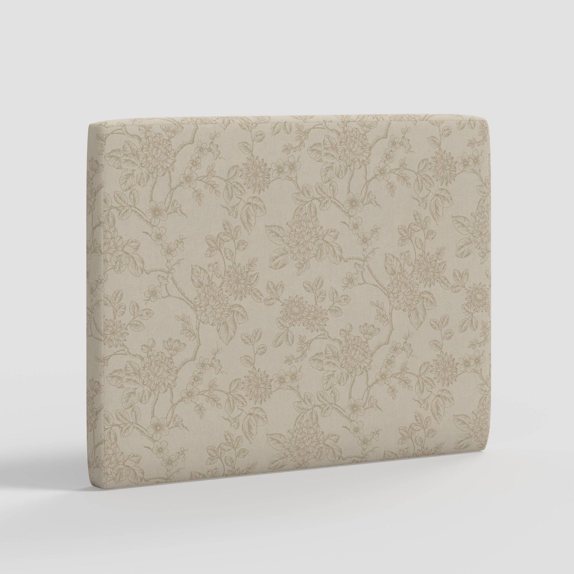 Twin Lia Square Stick-on-the-Wall Dorm Headboard Toile Floral Stucco - Threshold™