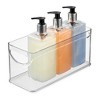 iDesign Stackable Pantry Storage Bin with Handles, Set of 4, Clear, Made in USA - 2 of 4