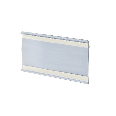 Clear Acrylic Landscape Side-Loading Wall Holder Nameplate