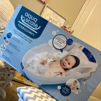 user image by guest review, Baby Patent Aqua Scale 3-in-1 Digital Scale Water Thermometer and Infant Tub