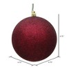 Vickerman Burgundy Ball Ornament - 2 of 4