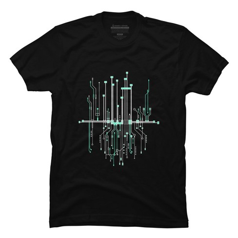 Men's Design By Humans Connections By Noeldelmar T-shirt - Black 