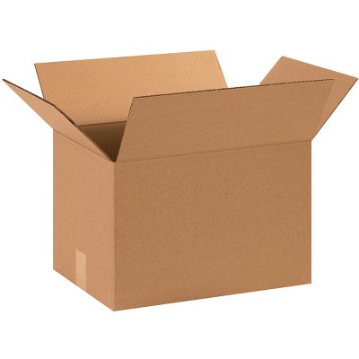 The Packaging Wholesalers Corrugated Boxes 15" x 11" x 11" Kraft 25/Bundle BS151111