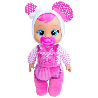Cry Babies 9'' Tiny Cuddles Talents Coney the Bunny Baby Doll with Chef Themed Outfit