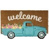 Briarwood Lane Springtime Pickup Coir Doormat Floral Natural Fiber Outdoor 30" x 18" - 3 of 3