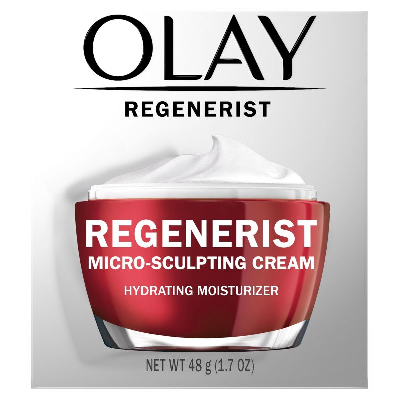 Olay Regenerist Micro-Sculpting Cream Face Moisturizer with Niacinamide - 1.7oz, 3 of 14
