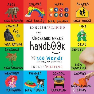 The Kindergartener's Handbook - Large Print by  Dayna Martin (Paperback)