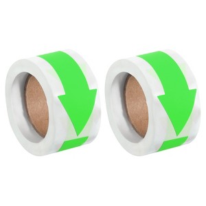 Unique Bargains PVC Waterproof Removable Adhesive Floor Marking Arrow Sticker 300 Pcs - 1 of 4