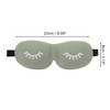 Unique Bargains Eyelash Pattern 3D Eye Mask 1 Pc - 2 of 4