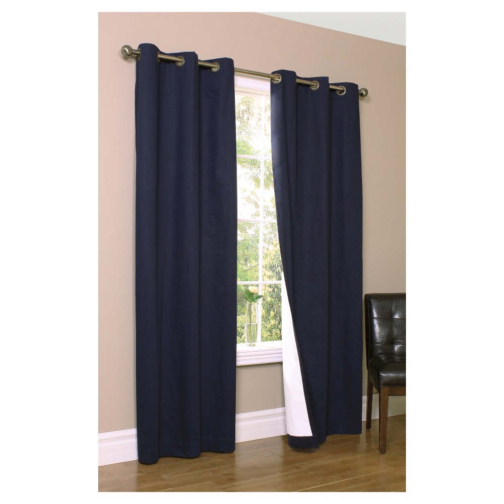 Photos - Curtains & Drapes 2pk 84"x160" Room Darkening Weathermate Grommet Top Window Curtain Panels