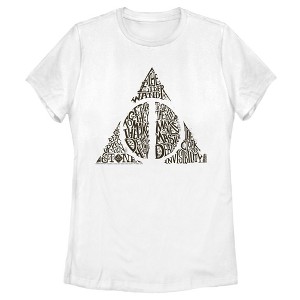 Women's Harry Potter Deathly Hallows Secret T-Shirt - 1 of 4